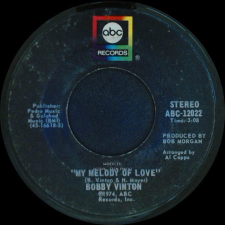 Bobby Vinton - I'll Be Loving You / My Melody Of Love side B