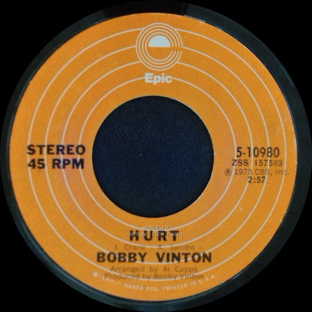 Bobby Vinton - Hurt / I Love You The Way You Are side A