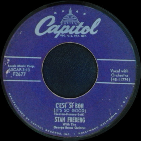 Stan Freberg - A Dear John And Marsha Letter / C'est Si Bon (It's So Good) side B