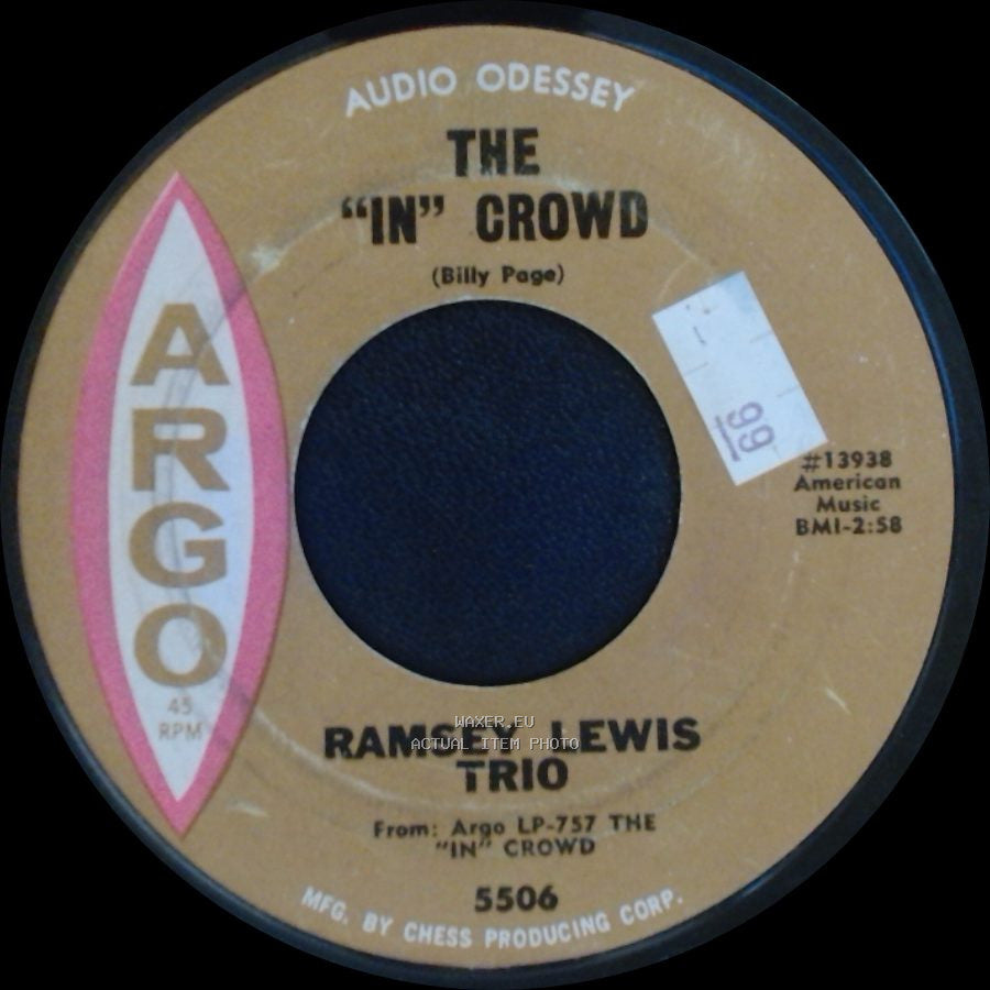 Ramsey Lewis Trio - The "In" Crowd / Since I Fell For You side A