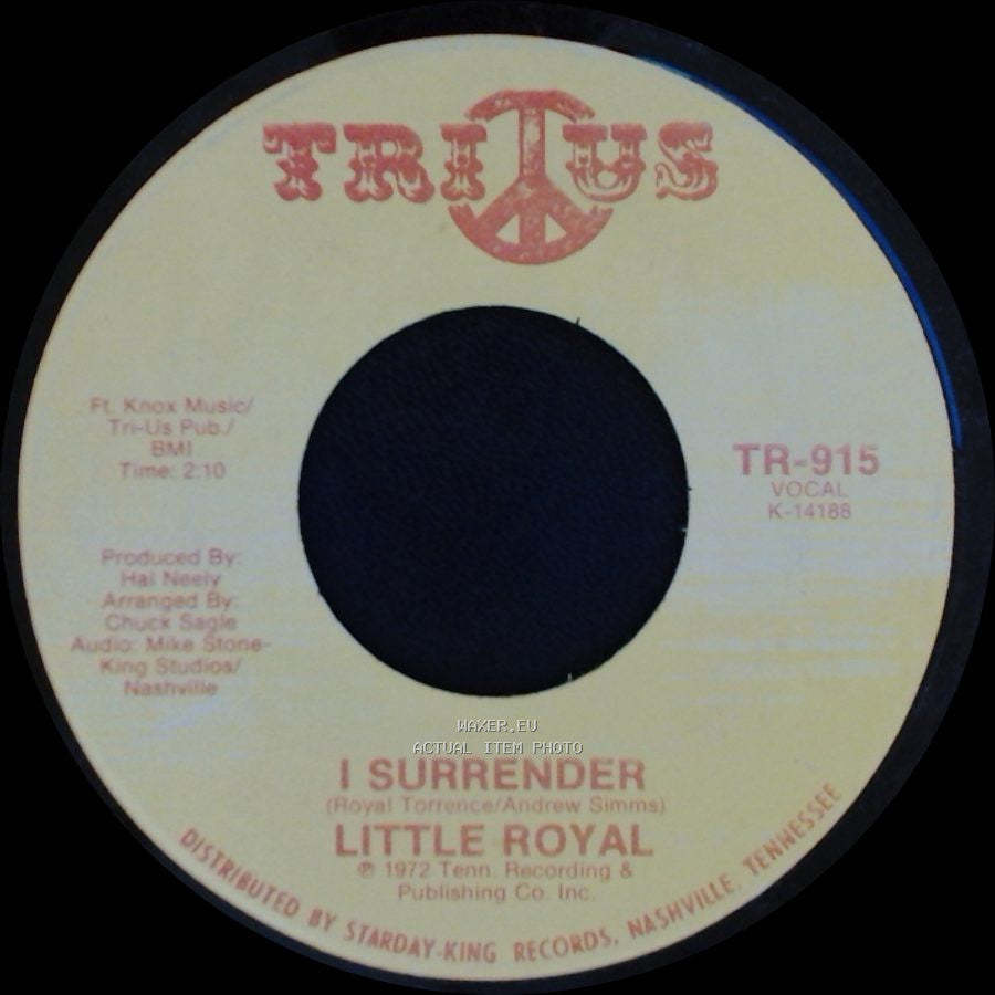 Little Royal - Soul Train / I Surrender side B
