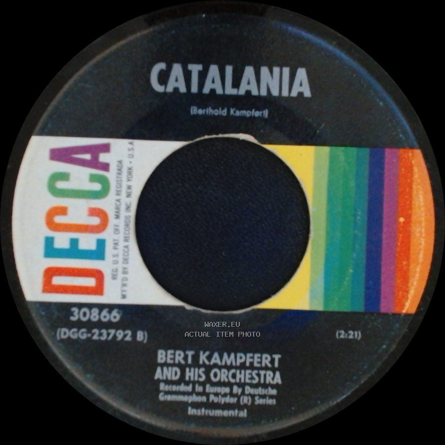 Bert Kaempfert And His Orchestra - Catalania / Cerveza side A
