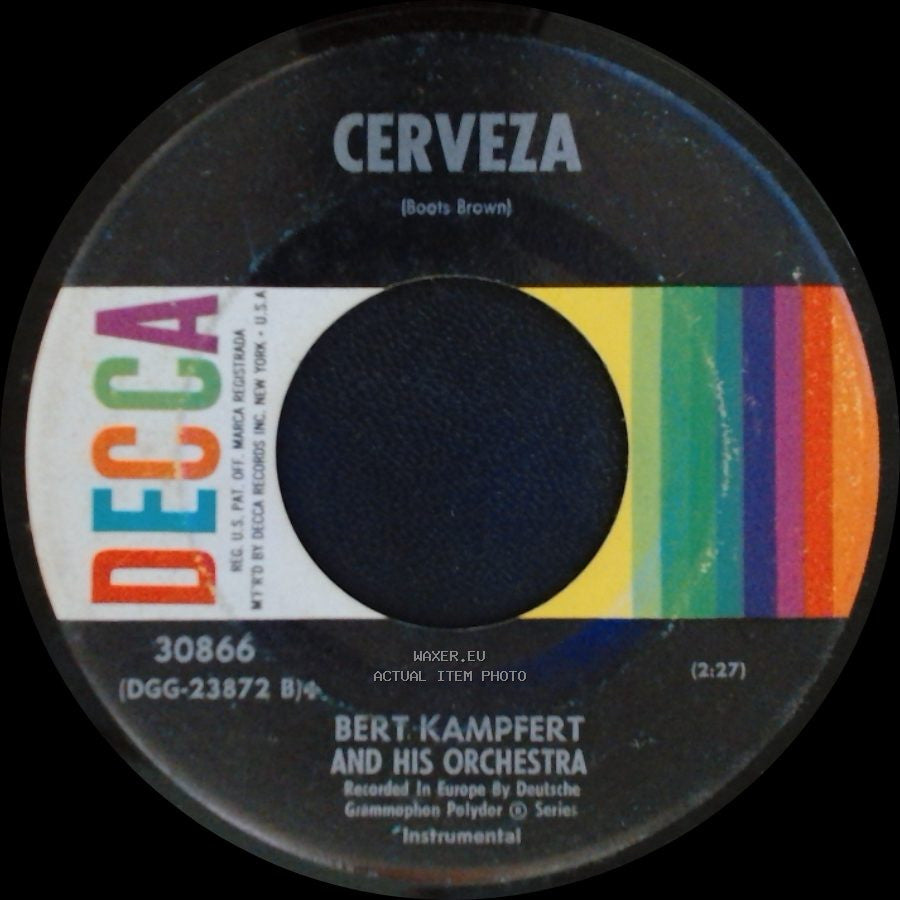 Bert Kaempfert And His Orchestra - Catalania / Cerveza side B
