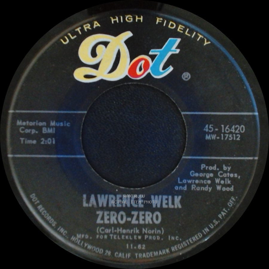 Lawrence Welk - Zero-Zero / Night Theme side A