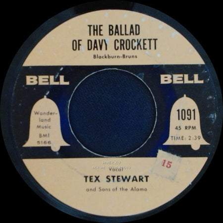 The Crazy Otto / Tex Stewart - Buddy And His Pals / The Ballad Of Davy Crockett side B