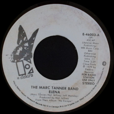 The Marc Tanner Band - Elena / Elena side B