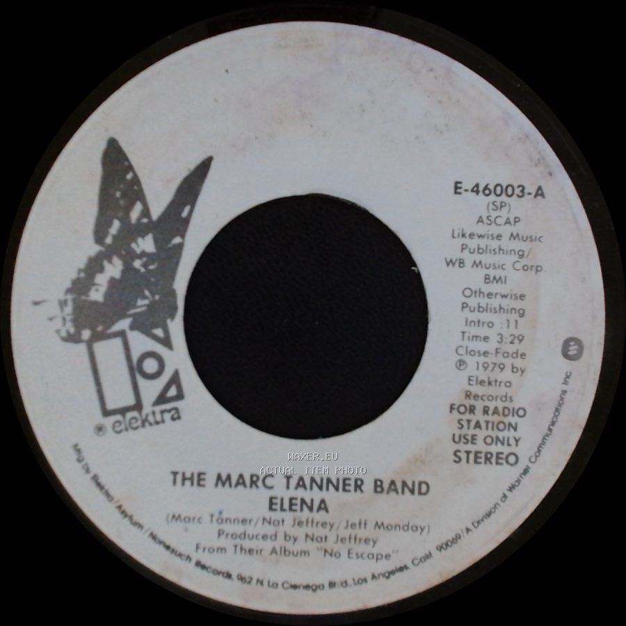 The Marc Tanner Band - Elena / Elena side B