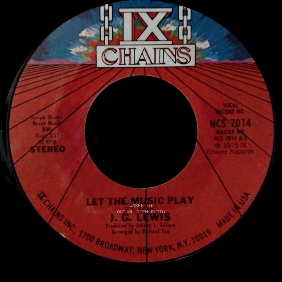 J. G. Lewis - Let The Music Play / Let The Music Play side A