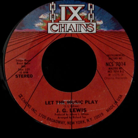J. G. Lewis - Let The Music Play / Let The Music Play side B