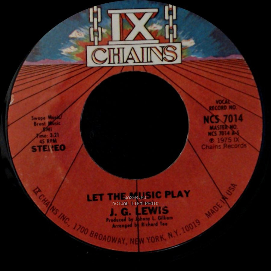 J. G. Lewis - Let The Music Play / Let The Music Play side A