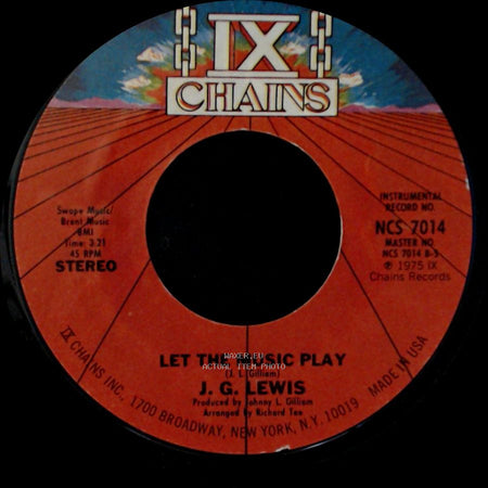 J. G. Lewis - Let The Music Play / Let The Music Play side B