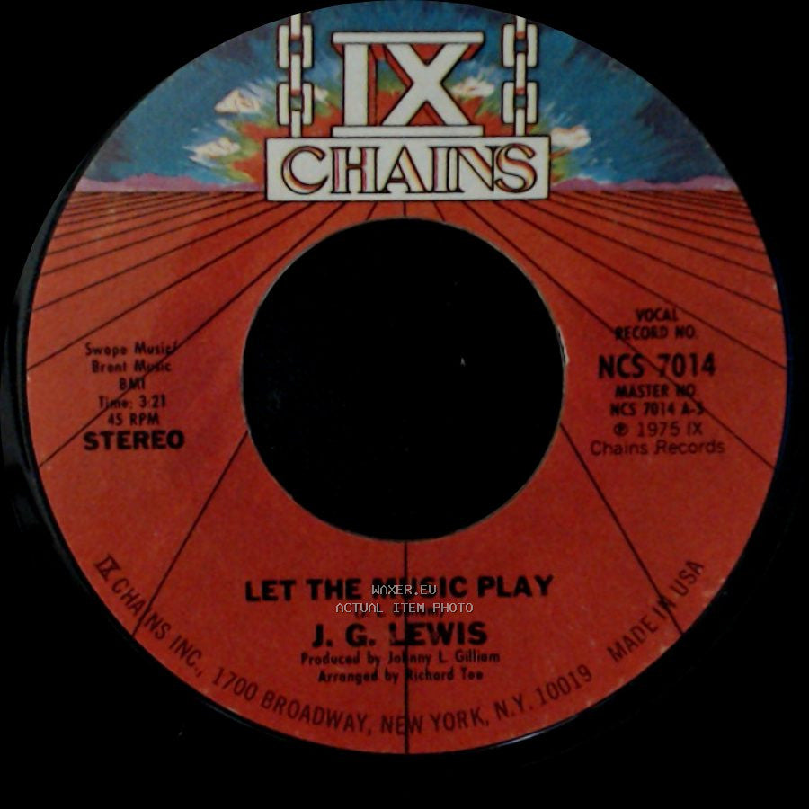 J. G. Lewis - Let The Music Play / Let The Music Play side B