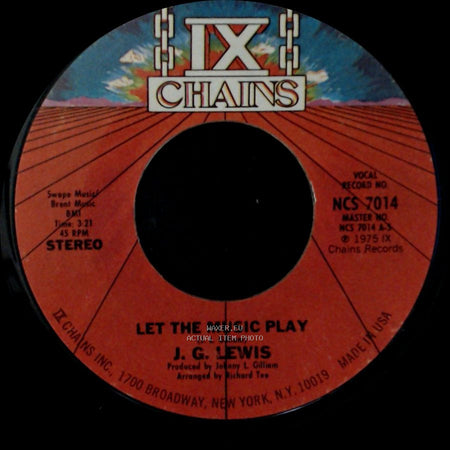 J. G. Lewis - Let The Music Play / Let The Music Play side B