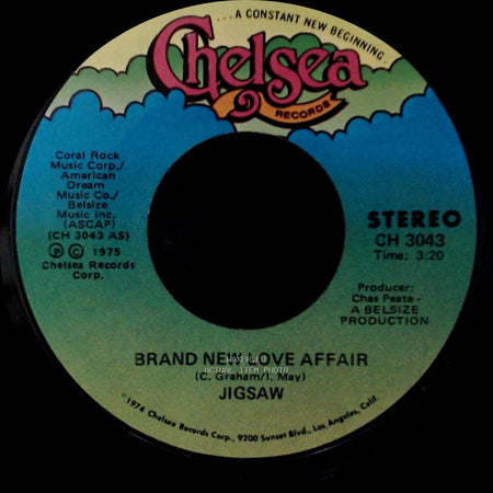 Jigsaw - Brand New Love Affair / Have You Heard The News side A