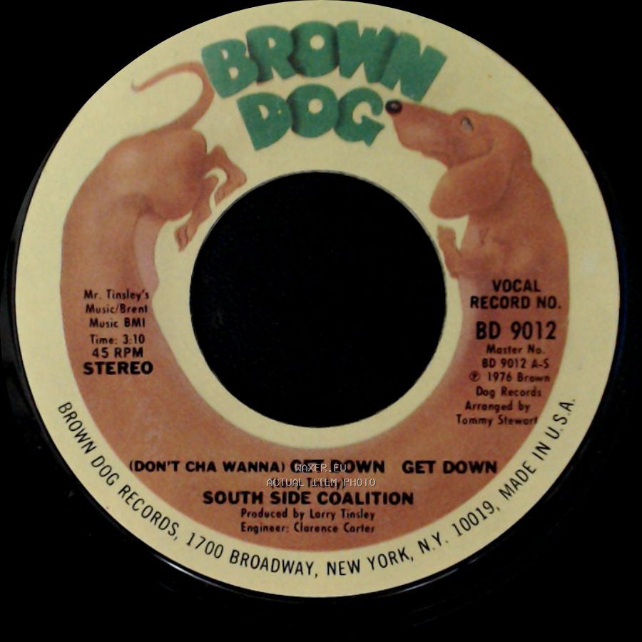 South Side Coalition - The Power-Play / (Don't Cha Wanna) Get Down Get Down side B