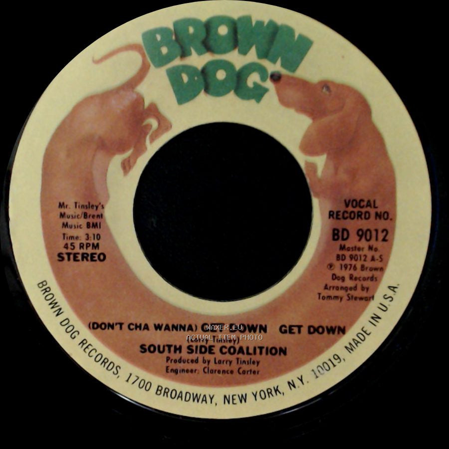 South Side Coalition - The Power-Play / (Don't Cha Wanna) Get Down Get Down side B