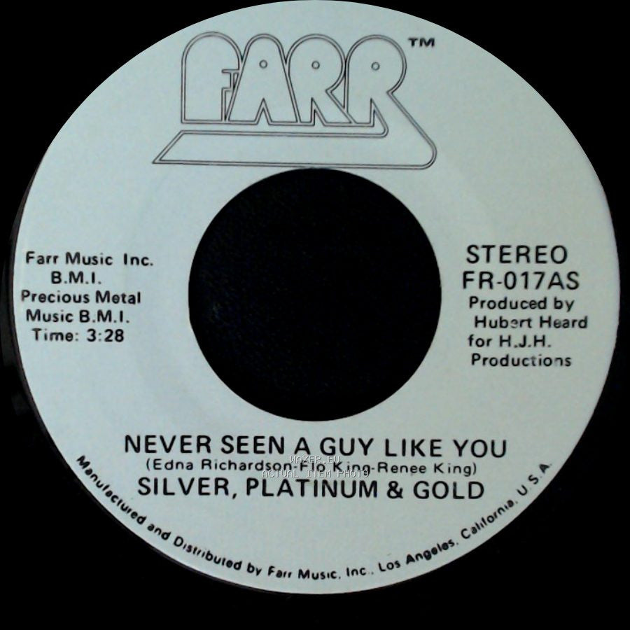 Silver, Platinum & Gold - Love In His Eyes / Never Seen A Guy Like You side B