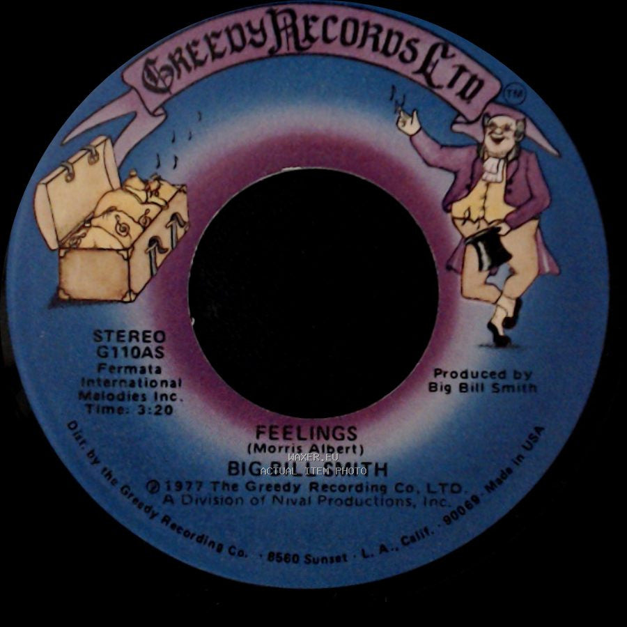 Big Bill Smith - What Possessed Me / Feelings side B