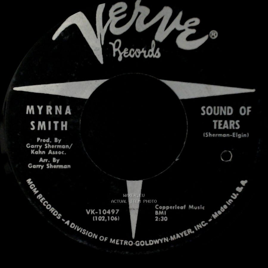 Myrna Smith - Sound Of Tears / Move A Little Closer To Him side A
