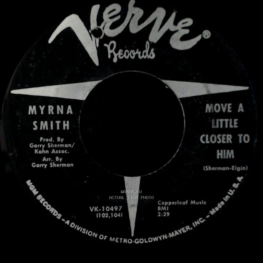 Myrna Smith - Sound Of Tears / Move A Little Closer To Him side A
