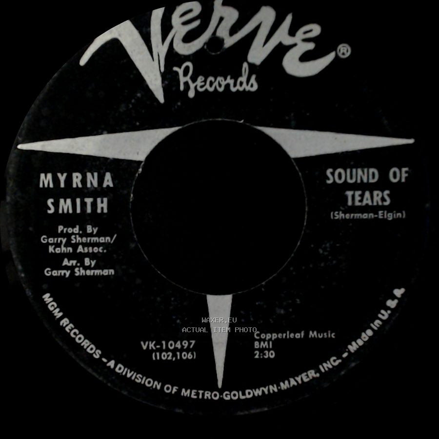 Myrna Smith - Sound Of Tears / Move A Little Closer To Him side B