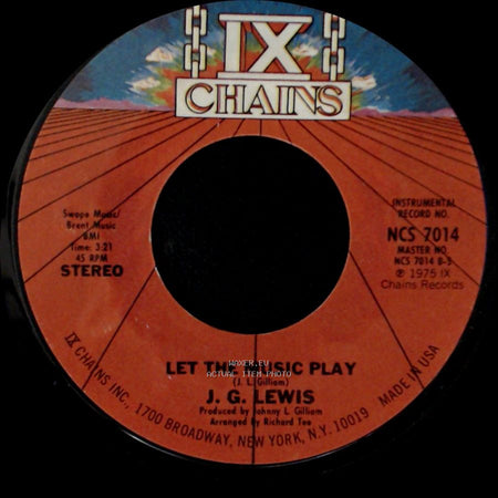 J. G. Lewis - Let The Music Play / Let The Music Play side A