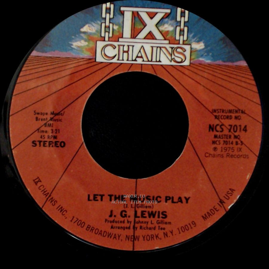 J. G. Lewis - Let The Music Play / Let The Music Play side A
