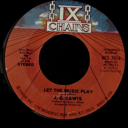 J. G. Lewis - Let The Music Play / Let The Music Play side A