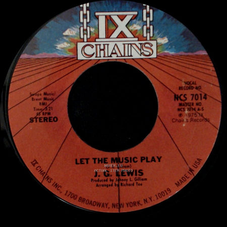 J. G. Lewis - Let The Music Play / Let The Music Play side B
