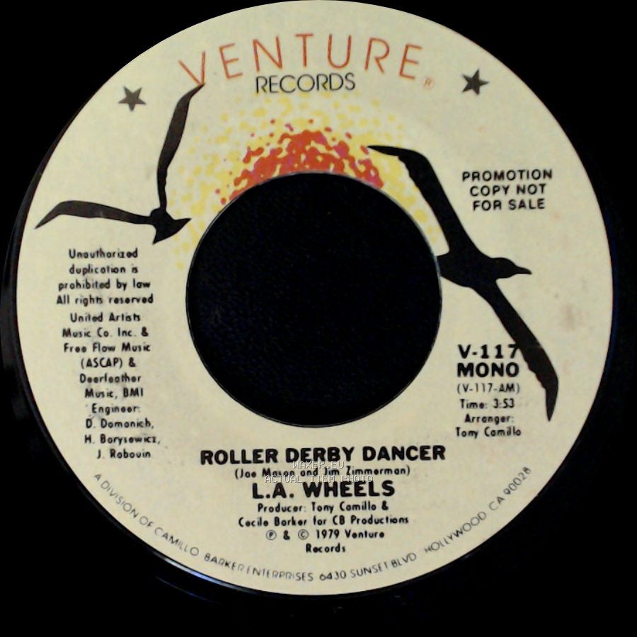 L.A. Wheels - Roller Derby Dancer / Roller Derby Dancer side B