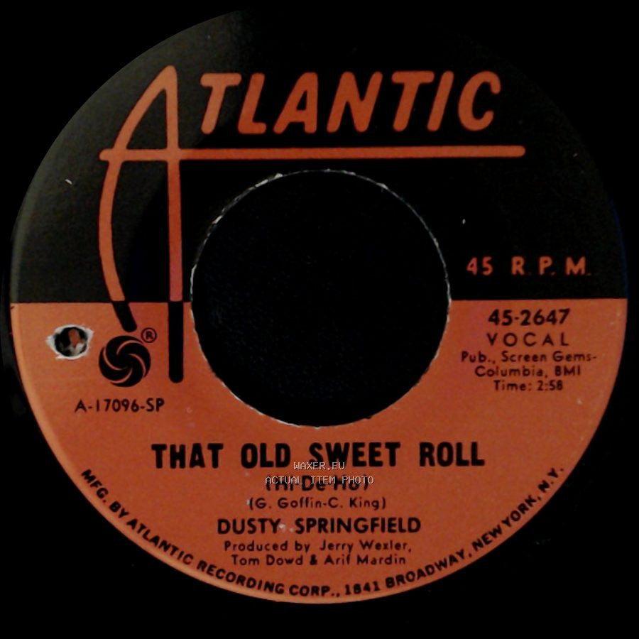 Dusty Springfield - Willie & Laura Mae Jones / That Old Sweet Roll side B