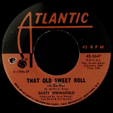 Dusty Springfield - Willie & Laura Mae Jones / That Old Sweet Roll side B