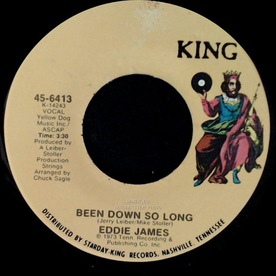 Eddie James - (I Can't Get Use To) Livin' Without You / Been Down So Long side B
