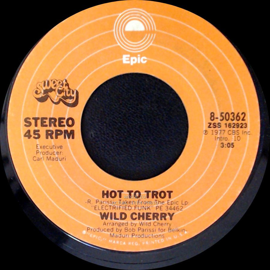 Wild Cherry - Put Yourself In My Shoes / Hot To Trot side B
