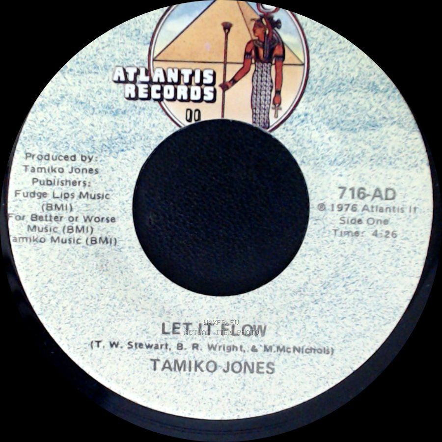 Tamiko Jones - Let It Flow / Cloudy side A