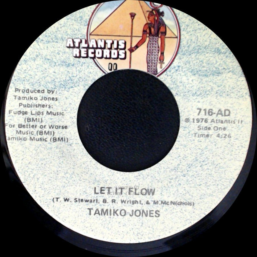 Tamiko Jones - Let It Flow / Cloudy side A