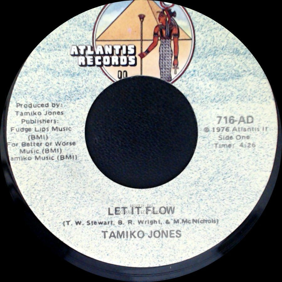 Tamiko Jones - Let It Flow / Cloudy side A