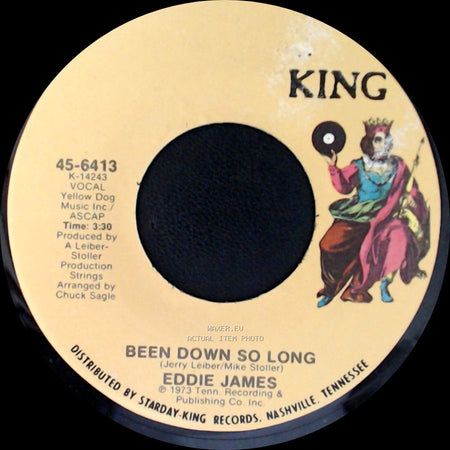 Eddie James - (I Can't Get Use To) Livin' Without You / Been Down So Long side A