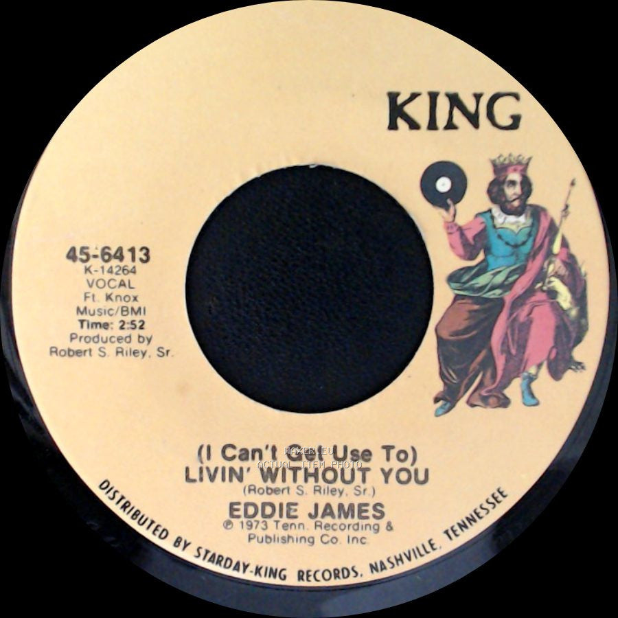 Eddie James - (I Can't Get Use To) Livin' Without You / Been Down So Long side B