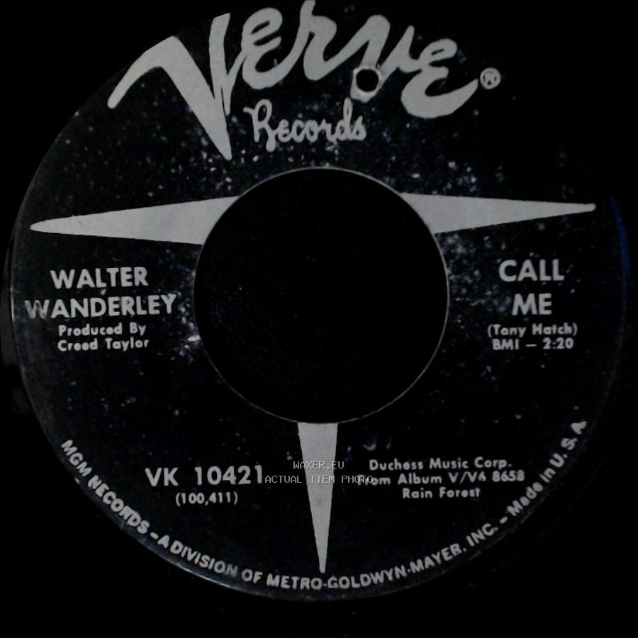 Walter Wanderley - Call Me / Summer Samba side A