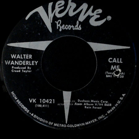 Walter Wanderley - Call Me / Summer Samba side B