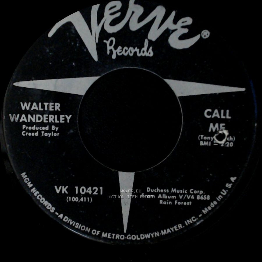 Walter Wanderley - Call Me / Summer Samba side B
