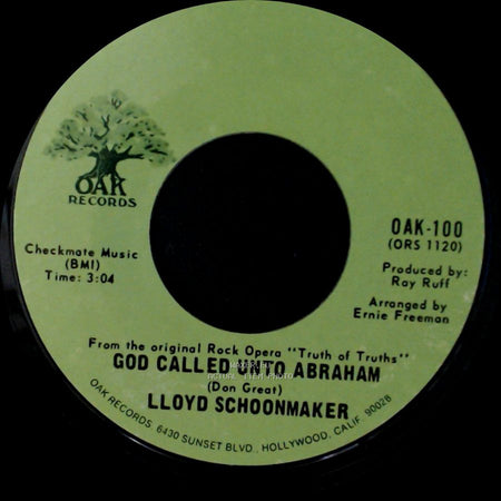 Lloyd Schoonmaker - He Will Come Again / God Called Unto Abraham side B