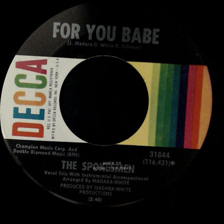 The Spokesmen - For You Babe / The Dawn Of Correction side A