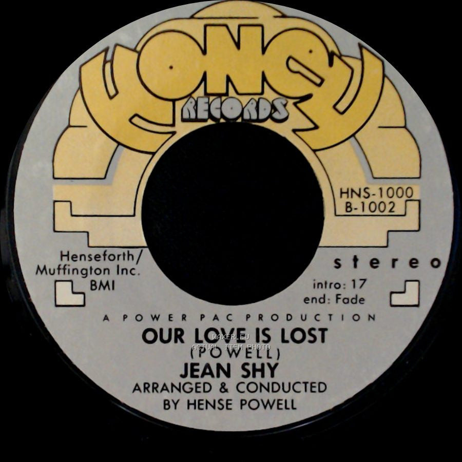 Jean Shy - Our Love Is Lost / Don't Touch Me side A