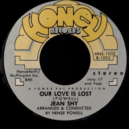 Jean Shy - Our Love Is Lost / Don't Touch Me side A