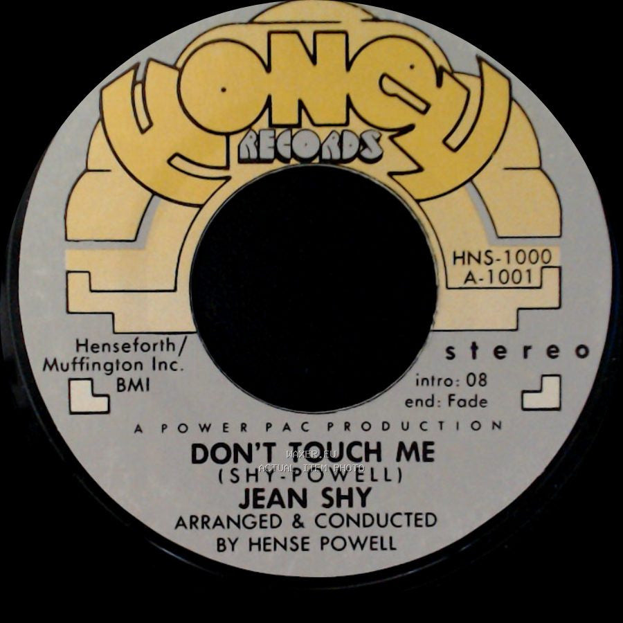 Jean Shy - Don't Touch Me / Our Love Is Lost side A