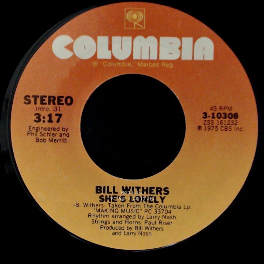 Bill Withers - I Wish You Well / I Wish You Well side B