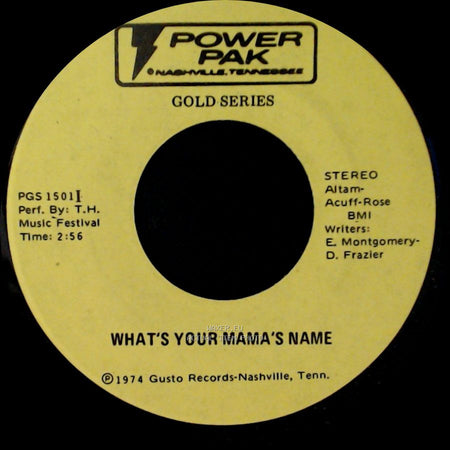 T.H. Music Festival - Blood Red And Goin' Down / What's Your Mama's Name side B