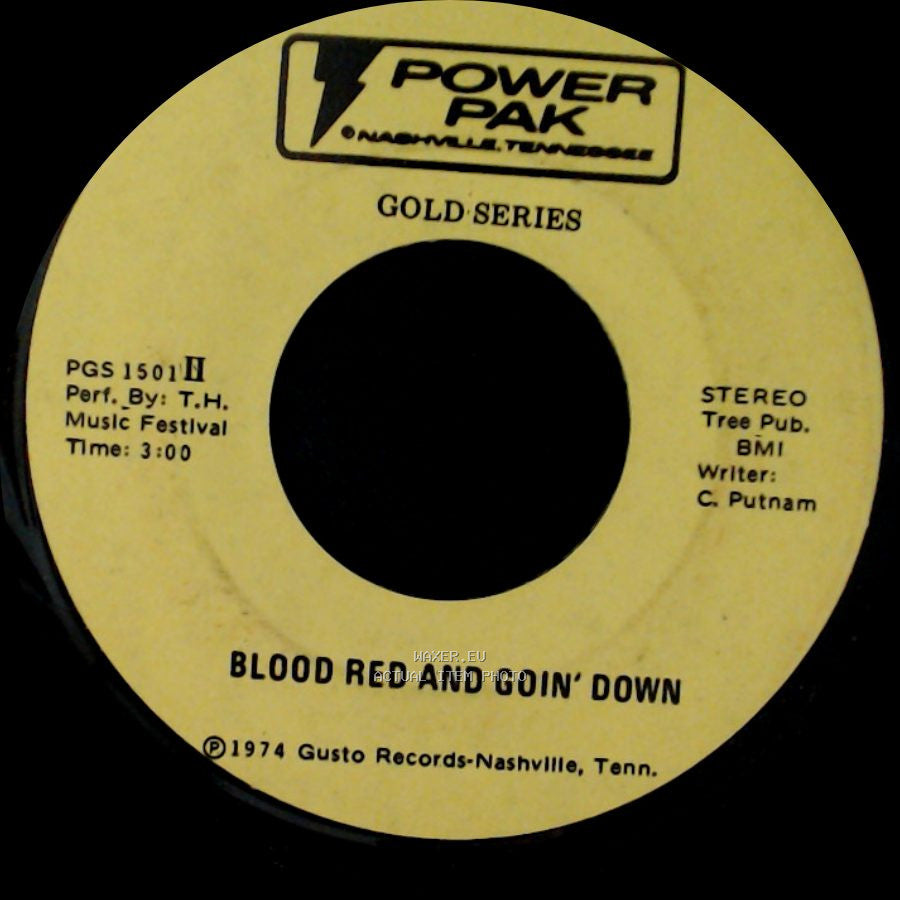 Unknown Artist - What's Your Mama's Name / Blood Red And Goin' Down side B